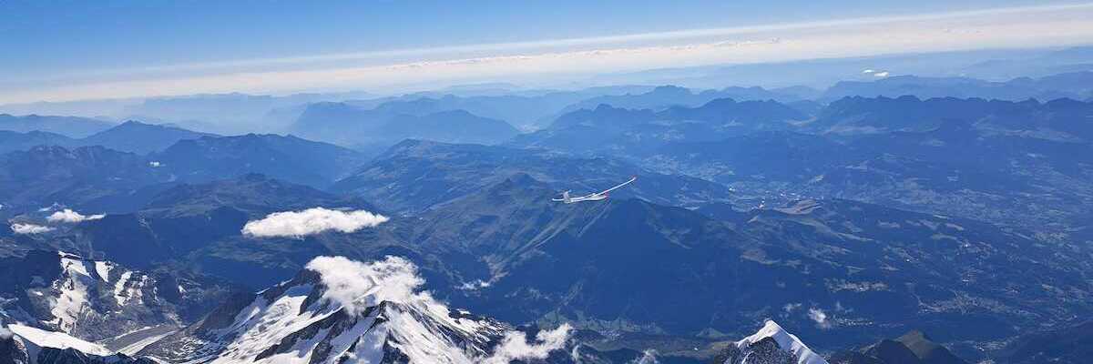 Flugwegposition um 15:53:51: Aufgenommen in der Nähe von 11013 Courmayeur, Aostatal, Italien in 5091 Meter