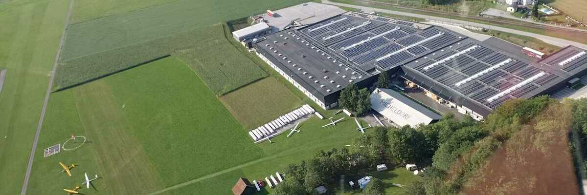 Flugwegposition um 15:26:17: Aufgenommen in der Nähe von Gemeinde Micheldorf in Oberösterreich, Österreich in 577 Meter