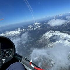 Verortung via Georeferenzierung der Kamera: Aufgenommen in der Nähe von Wildalpen, 8924, Österreich in 3600 Meter