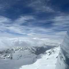 Verortung via Georeferenzierung der Kamera: Aufgenommen in der Nähe von Glarus, Schweiz in 4000 Meter