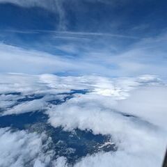 Verortung via Georeferenzierung der Kamera: Aufgenommen in der Nähe von Wattenberg, Österreich in 6000 Meter