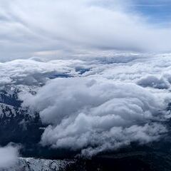Verortung via Georeferenzierung der Kamera: Aufgenommen in der Nähe von Weerberg, Österreich in 4600 Meter