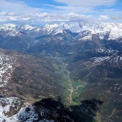Verortung via Georeferenzierung der Kamera: Aufgenommen in der Nähe von Obernberg am Brenner, Österreich in 3500 Meter