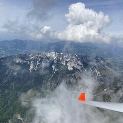 Verortung via Georeferenzierung der Kamera: Aufgenommen in der Nähe von Gemeinde Scheffau am Wilden Kaiser, Österreich in 2800 Meter