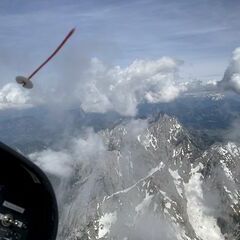 Verortung via Georeferenzierung der Kamera: Aufgenommen in der Nähe von Kufstein, Österreich in 2800 Meter