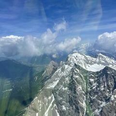 Verortung via Georeferenzierung der Kamera: Aufgenommen in der Nähe von Ehrwald, Österreich in 3100 Meter