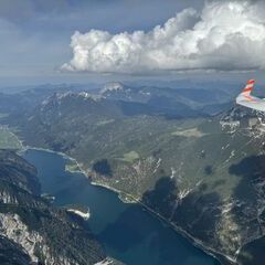 Verortung via Georeferenzierung der Kamera: Aufgenommen in der Nähe von Eben am Achensee, Österreich in 2700 Meter
