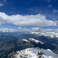 Verortung via Georeferenzierung der Kamera: Aufgenommen in der Nähe von Prättigau/Davos, Schweiz in 3200 Meter