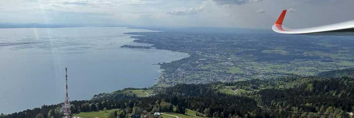 Verortung via Georeferenzierung der Kamera: Aufgenommen in der Nähe von Lochau, Österreich in 1200 Meter