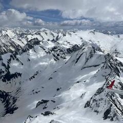 Verortung via Georeferenzierung der Kamera: Aufgenommen in der Nähe von Mayrhofen, Österreich in 3400 Meter