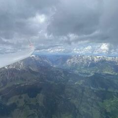 Verortung via Georeferenzierung der Kamera: Aufgenommen in der Nähe von Mühlbach am Hochkönig, 5505, Österreich in 2900 Meter