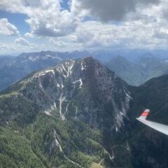 Verortung via Georeferenzierung der Kamera: Aufgenommen in der Nähe von Eisenkappel-Vellach, Österreich in 2200 Meter