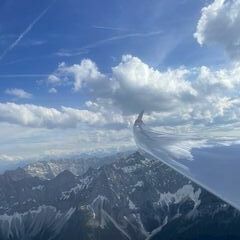 Verortung via Georeferenzierung der Kamera: Aufgenommen in der Nähe von Vomp, Österreich in 2800 Meter