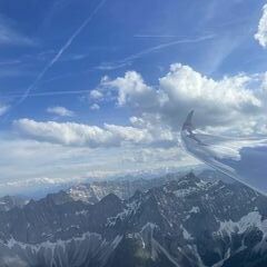 Verortung via Georeferenzierung der Kamera: Aufgenommen in der Nähe von Vomp, Österreich in 2800 Meter