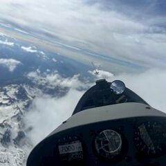 Verortung via Georeferenzierung der Kamera: Aufgenommen in der Nähe von Gaschurn, Österreich in 4400 Meter