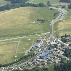 Verortung via Georeferenzierung der Kamera: Aufgenommen in der Nähe von Fulda, 36, Deutschland in 1300 Meter