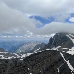 Verortung via Georeferenzierung der Kamera: Aufgenommen in der Nähe von Prättigau/Davos, Schweiz in 2800 Meter