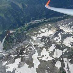 Verortung via Georeferenzierung der Kamera: Aufgenommen in der Nähe von Dalaas, Österreich in 3500 Meter