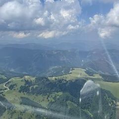 Verortung via Georeferenzierung der Kamera: Aufgenommen in der Nähe von Türnitz, Österreich in 2100 Meter