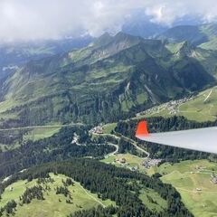 Verortung via Georeferenzierung der Kamera: Aufgenommen in der Nähe von Damüls, Österreich in 2400 Meter