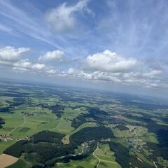 Verortung via Georeferenzierung der Kamera: Aufgenommen in der Nähe von Ostallgäu, Deutschland in 1500 Meter