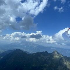 Verortung via Georeferenzierung der Kamera: Aufgenommen in der Nähe von Schladming, Österreich in 2800 Meter