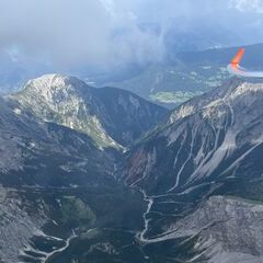 Verortung via Georeferenzierung der Kamera: Aufgenommen in der Nähe von Schönwies, Österreich in 3100 Meter