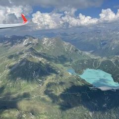 Verortung via Georeferenzierung der Kamera: Aufgenommen in der Nähe von Gaschurn, Österreich in 3000 Meter