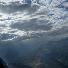 Verortung via Georeferenzierung der Kamera: Aufgenommen in der Nähe von Prättigau/Davos, Schweiz in 3100 Meter