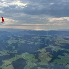 Verortung via Georeferenzierung der Kamera: Aufgenommen in der Nähe von Riefensberg, Österreich in 1600 Meter