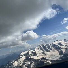 Verortung via Georeferenzierung der Kamera: Aufgenommen in der Nähe von Maloja, Schweiz in 4100 Meter