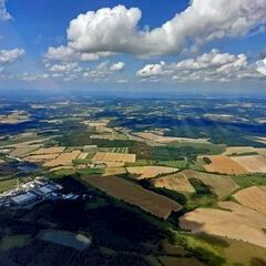 Flugwegposition um 12:28:53: Aufgenommen in der Nähe von Okres Písek, Tschechien in 1312 Meter