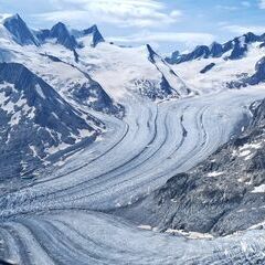 Verortung via Georeferenzierung der Kamera: Aufgenommen in der Nähe von Goms, Schweiz in 3400 Meter