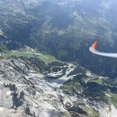 Verortung via Georeferenzierung der Kamera: Aufgenommen in der Nähe von Dalaas, Österreich in 3400 Meter