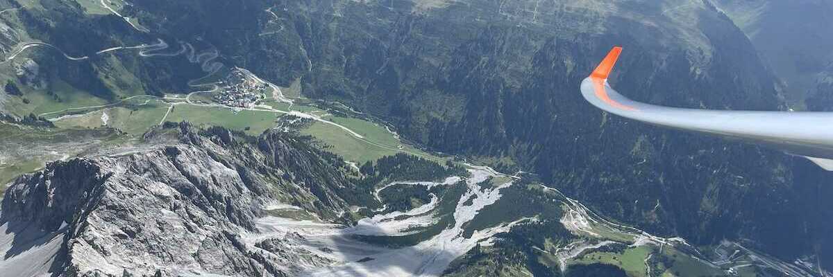 Verortung via Georeferenzierung der Kamera: Aufgenommen in der Nähe von Dalaas, Österreich in 3400 Meter