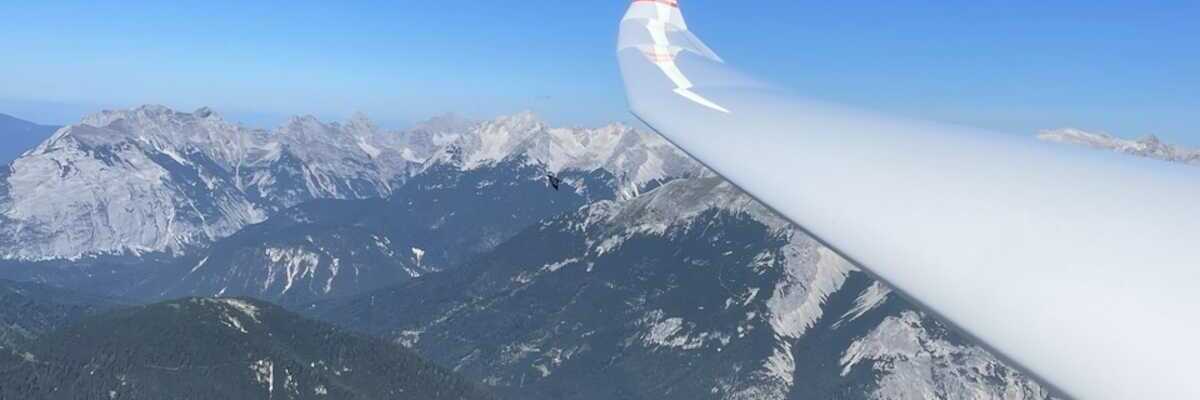 Verortung via Georeferenzierung der Kamera: Aufgenommen in der Nähe von Zirl, Österreich in 2600 Meter