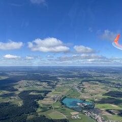 Verortung via Georeferenzierung der Kamera: Aufgenommen in der Nähe von Sigmaringen, Deutschland in 1600 Meter