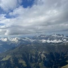 Verortung via Georeferenzierung der Kamera: Aufgenommen in der Nähe von Prättigau/Davos, Schweiz in 3000 Meter