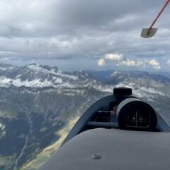 Verortung via Georeferenzierung der Kamera: Aufgenommen in der Nähe von Prättigau/Davos, Schweiz in 3000 Meter