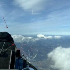 Flugwegposition um 12:20:45: Aufgenommen in der Nähe von Gloggnitz, Österreich in 2310 Meter
