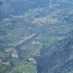 Flugwegposition um 14:30:23: Aufgenommen in der Nähe von 23010 Forcola, Sondrio, Italien in 2423 Meter