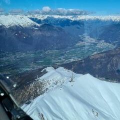 Flugwegposition um 13:31:22: Aufgenommen in der Nähe von Lugano, Schweiz in 2226 Meter