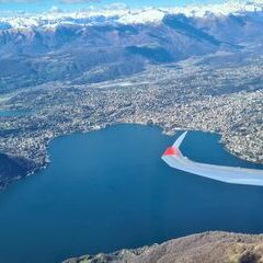Flugwegposition um 13:11:33: Aufgenommen in der Nähe von Alta Valle Intelvi, Province of Como, Italien in 1776 Meter