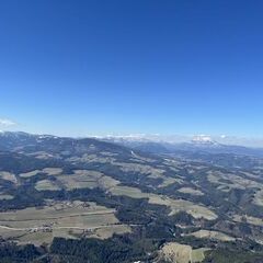 Flugwegposition um 12:14:16: Aufgenommen in der Nähe von Schäffern, Österreich in 1424 Meter