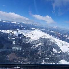 Flugwegposition um 12:51:21: Aufgenommen in der Nähe von St. Lorenzen am Wechsel, Österreich in 2055 Meter