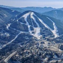 Verortung via Georeferenzierung der Kamera: Aufgenommen in der Nähe von Semmering, Österreich in 1000 Meter