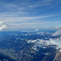 Flugwegposition um 15:24:35: Aufgenommen in der Nähe von Silbertal, Österreich in 4089 Meter