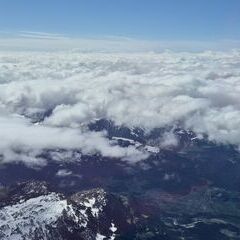Flugwegposition um 12:08:22: Aufgenommen in der Nähe von Plessur, Schweiz in 4843 Meter