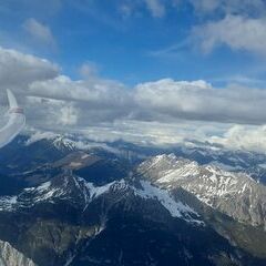 Flugwegposition um 14:12:31: Aufgenommen in der Nähe von Tarrenz, Österreich in 2982 Meter