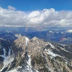 Flugwegposition um 12:46:50: Aufgenommen in der Nähe von Zirl, Österreich in 2689 Meter